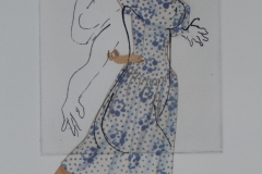 'Banned' Monotype with Chine Colle